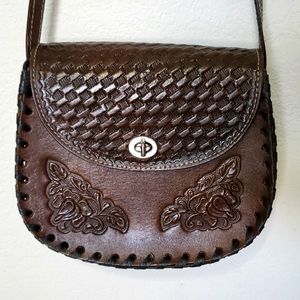 Mexican Leather Purse in Brown